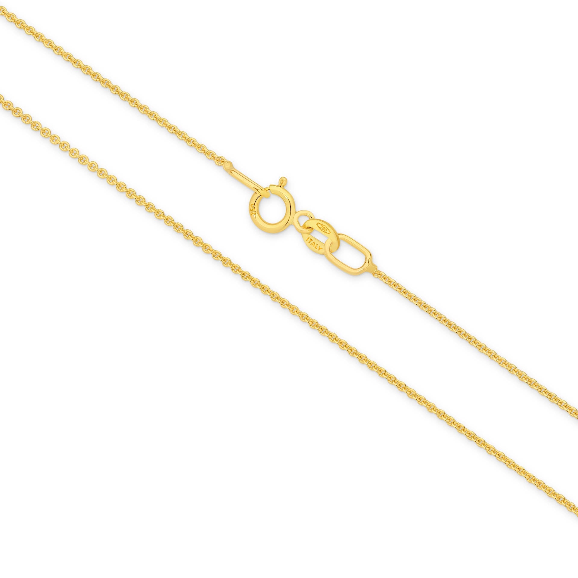 Yellow Gold 0.90mm Cable Chain - MAIN