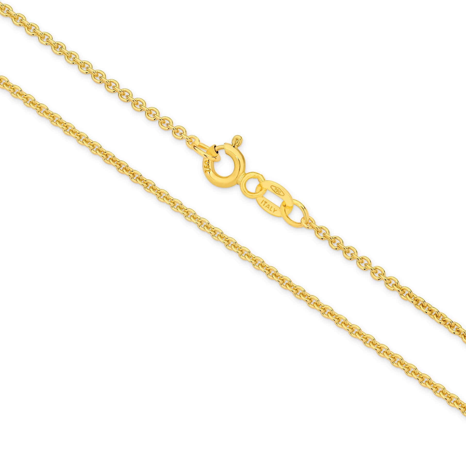 Yellow Gold 1.58mm Cable Chain - MAIN