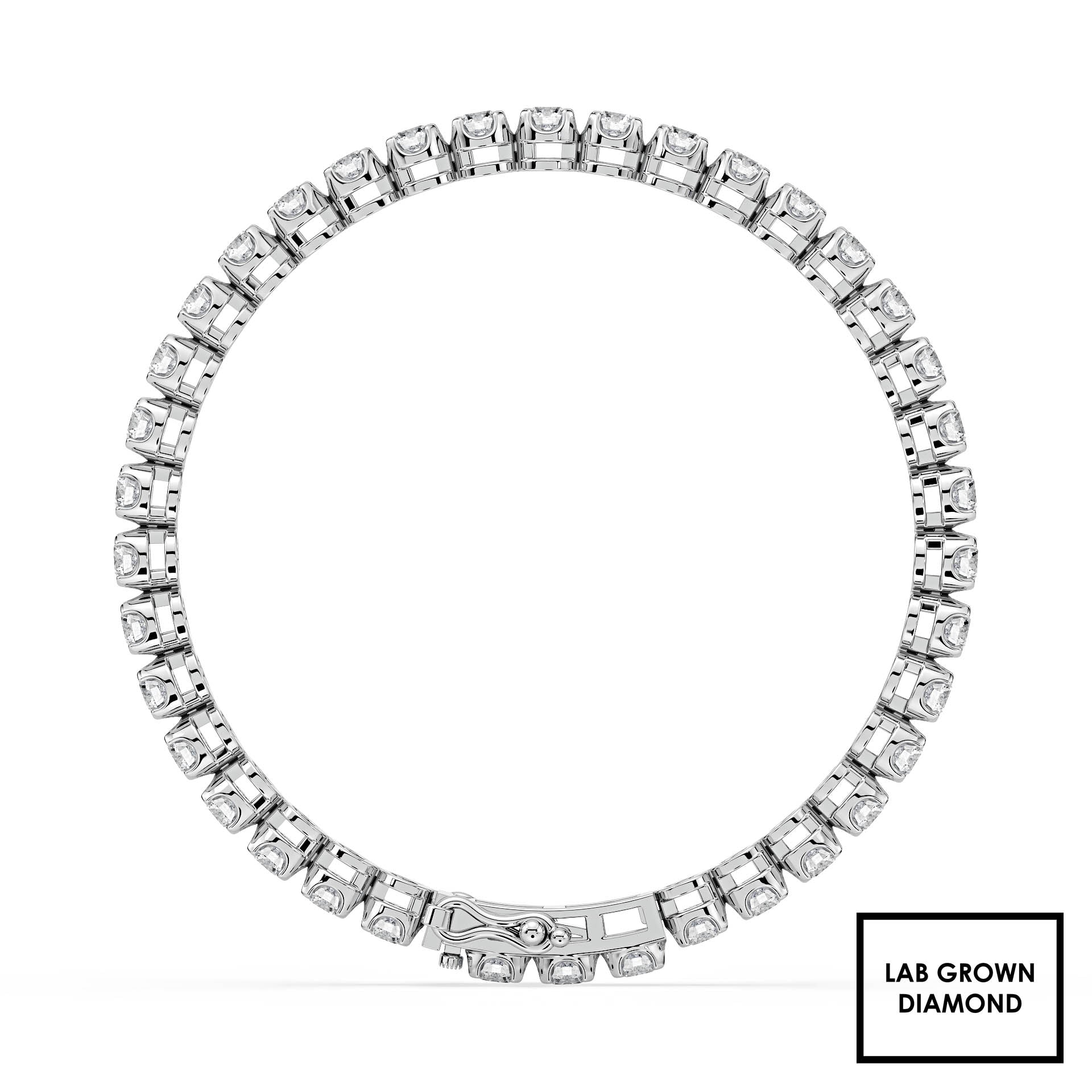 Embrace Tennis Bracelet with Lab Grown Diamonds