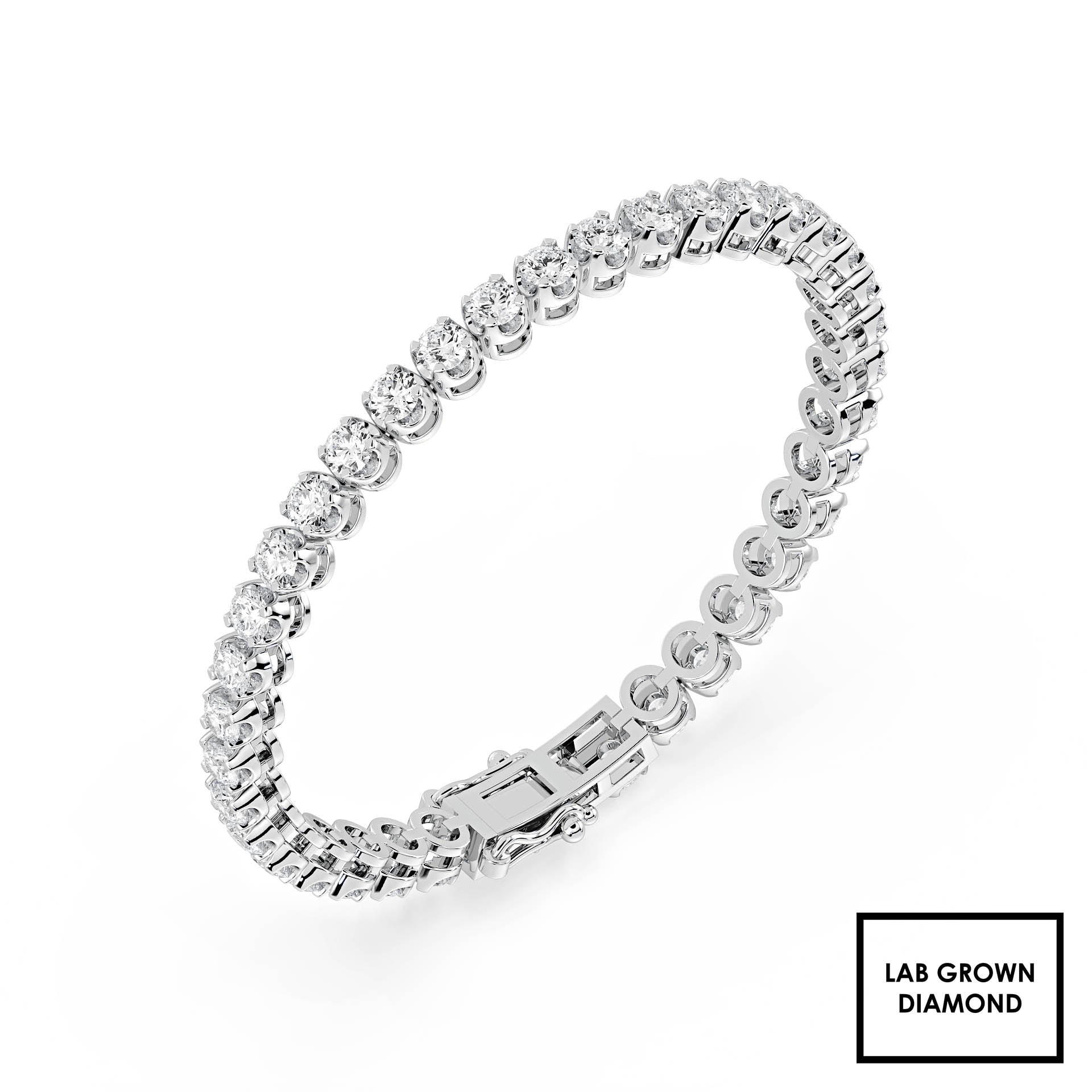 Embrace Tennis Bracelet with Lab Grown Diamonds