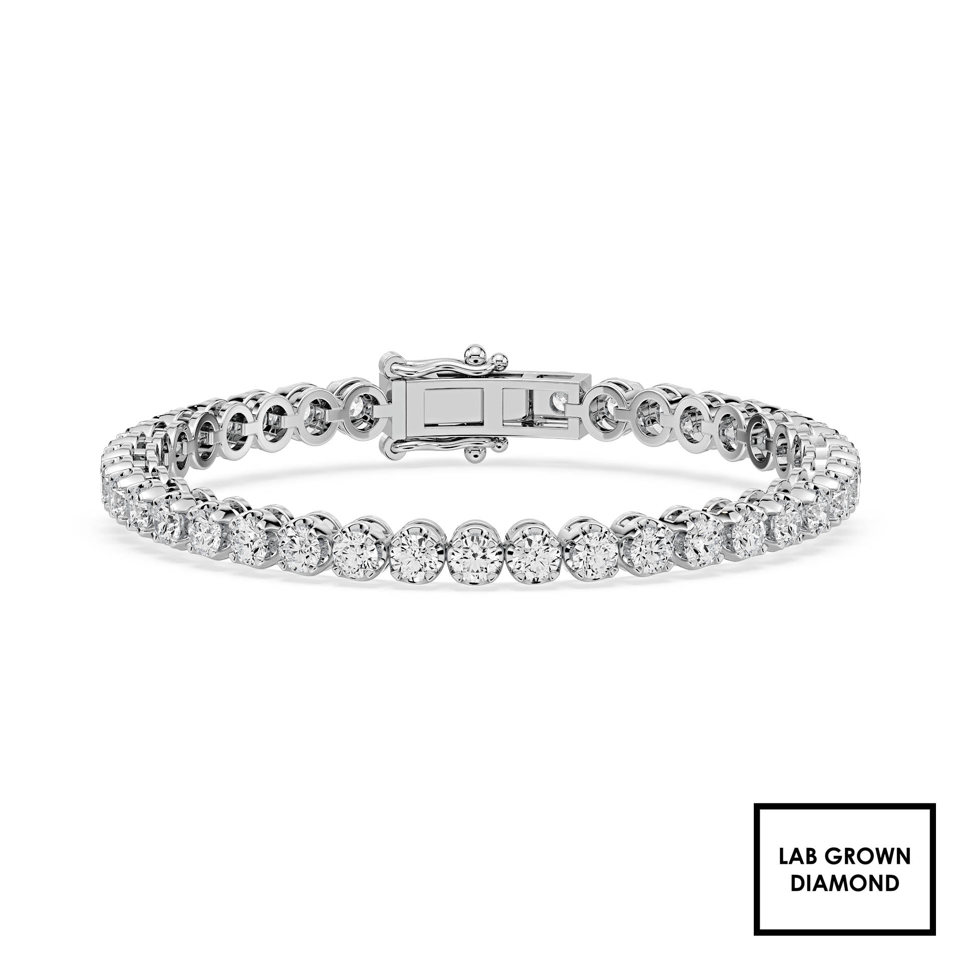 Embrace Tennis Bracelet with Lab Grown Diamonds