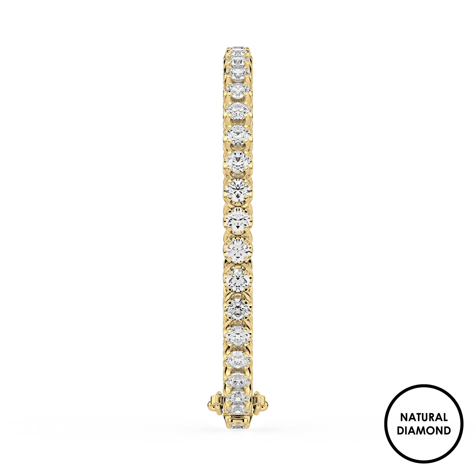 Embrace Tennis Bracelet with Natural Diamonds