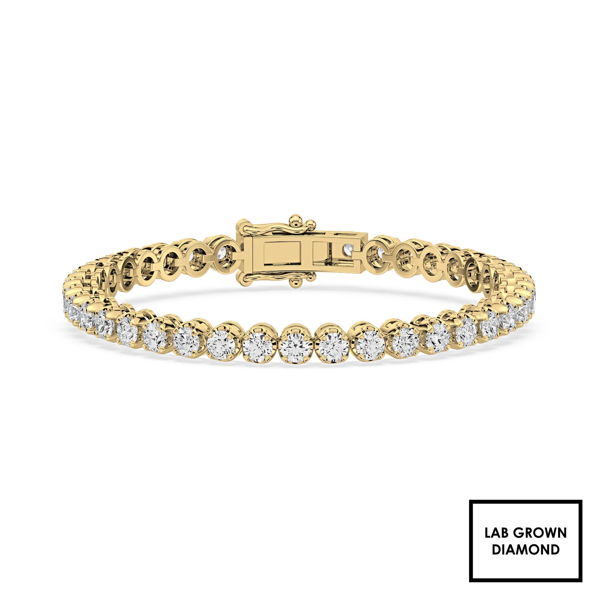 Embrace Tennis Bracelet with Lab Grown Diamonds
