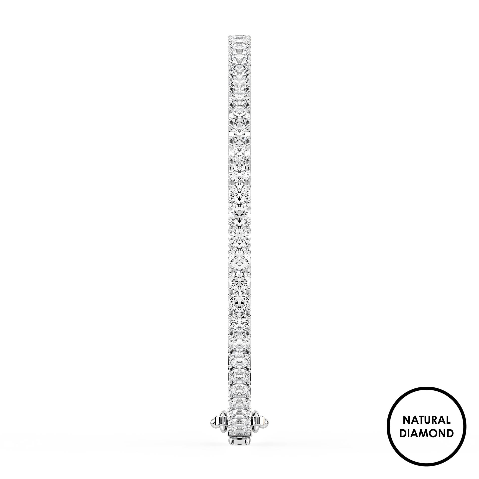 Classic Tennis Bracelet with Natural Diamonds