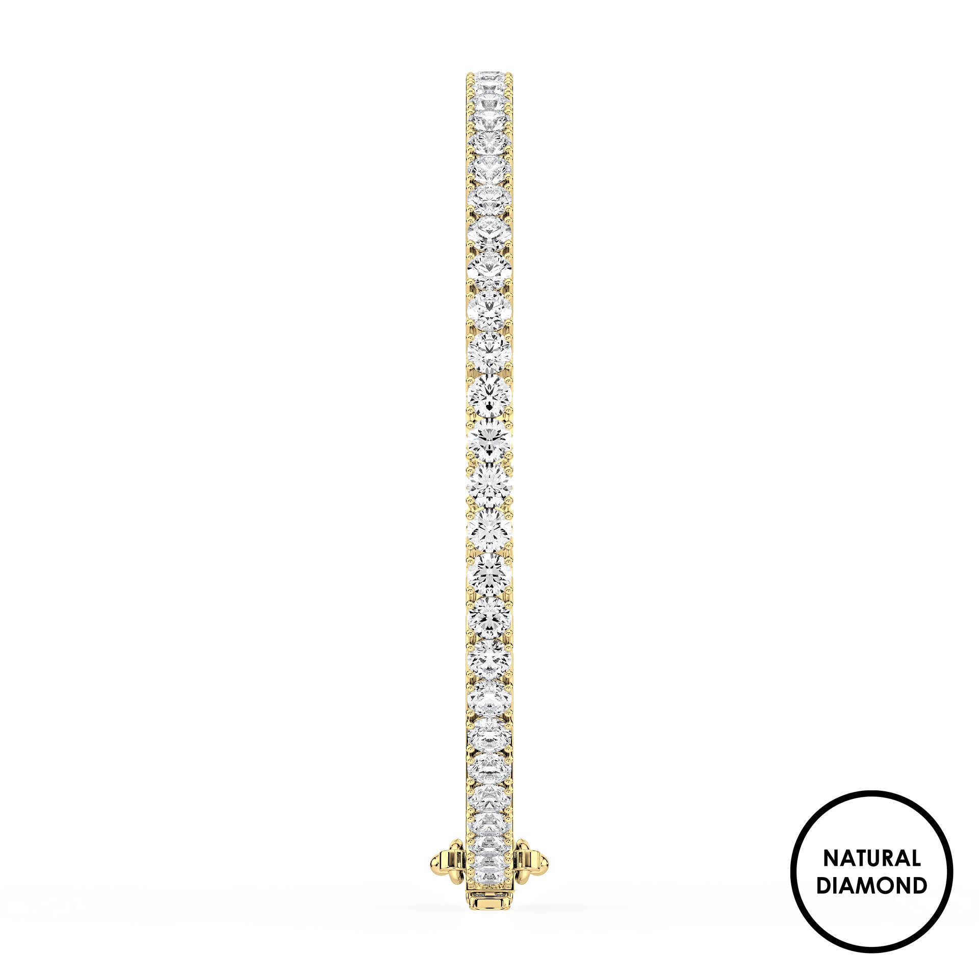Classic Tennis Bracelet with Natural Diamonds