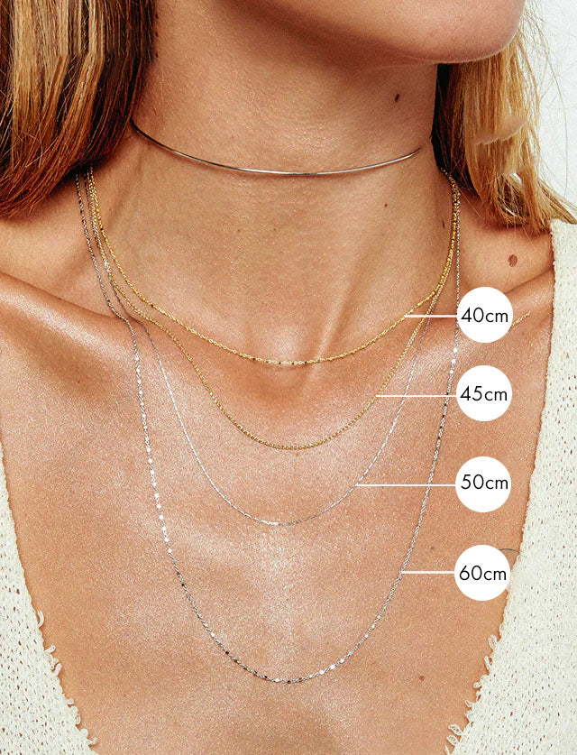 Flat Diamond Cut Figaro 1+3 3.95mm Solid Yellow Gold Chain