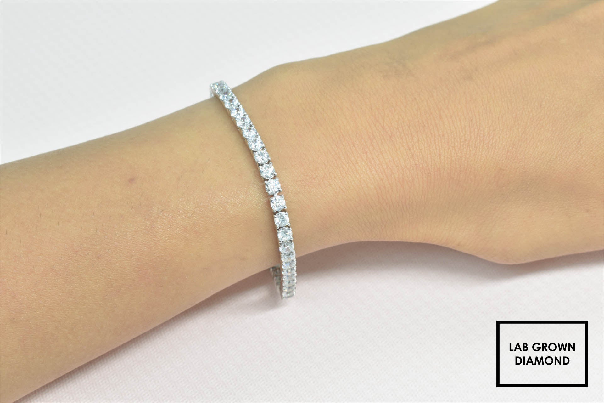 Classic Tennis Bracelet with Lab Grown Diamonds