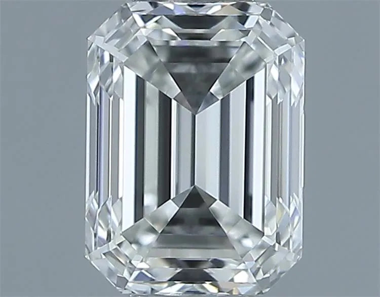 0.70ct Emerald Natural Diamond (Colour F, Clarity IF, Cut VG, IGI Certified)